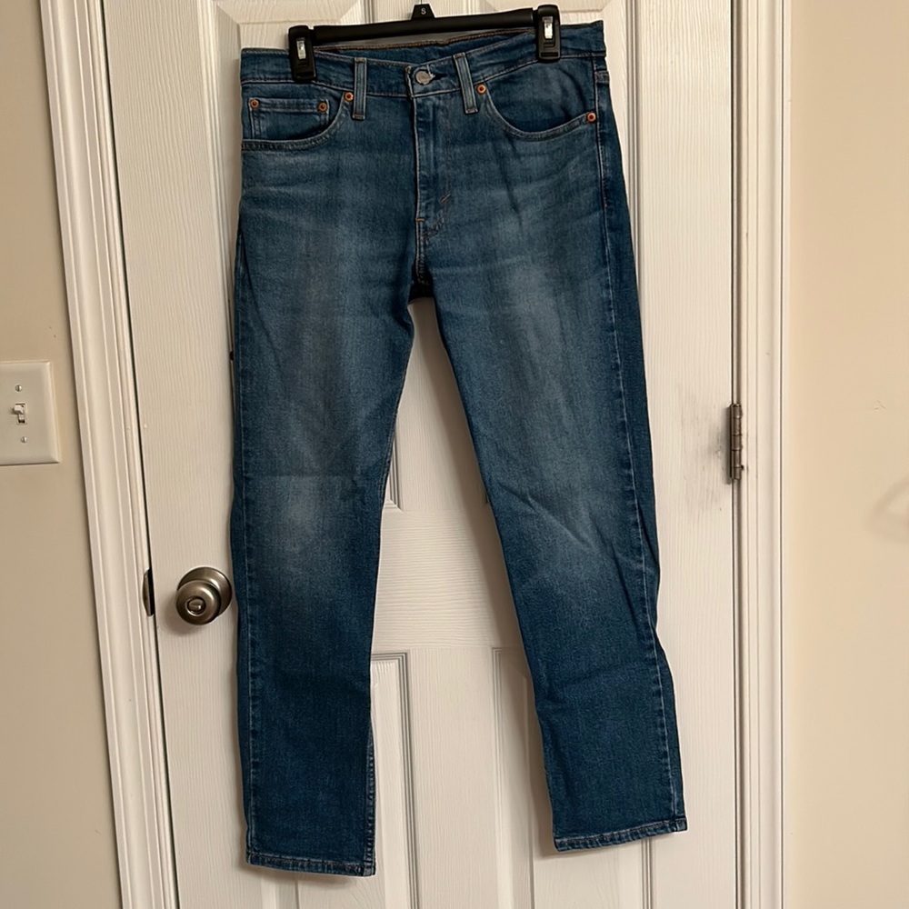 Levi’s 511 Denim Blue Jeans Slim 5 Pocket Style Cotton-Blend Waist 31 Length 30